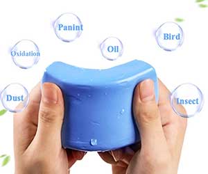 Car cleaning clay detail