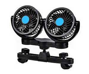 Portable air cooling car fan