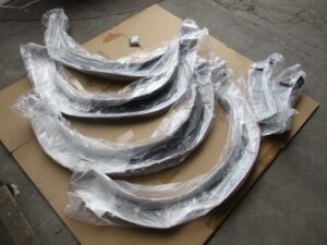 Pick up wheel fender flares protective film