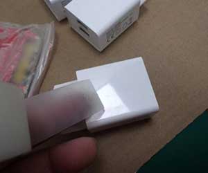 Portable charger adhesive test