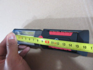 Super bright work light size test