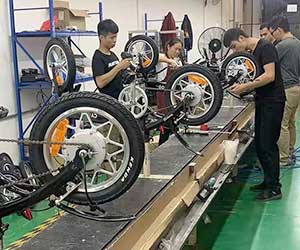 Fat tire E-bike assembly line