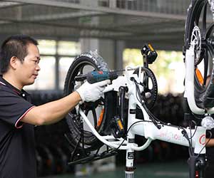 Electric bicycle assembly line