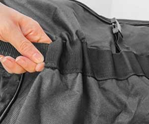 Car storage roof bag detail