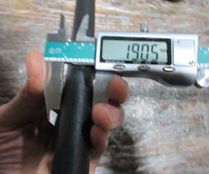 Professional window cleaner size test