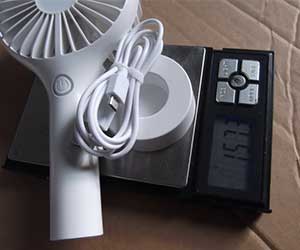 Popular hand fan weight test