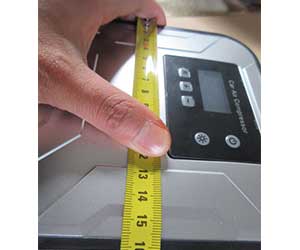 Automatic portable pump size test