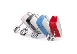 Compact clip on hand mixer