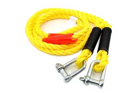 Towing strap rope