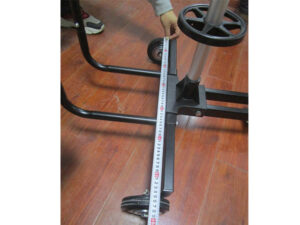 Tire stand wheel rack size test