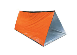 Emergency blanket tent