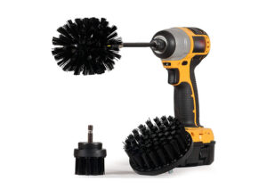 Electric drill brush size test