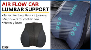 Air flow car lumbar support
