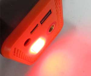 Car air pump light test