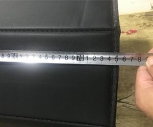 Collapsible car trunk storage box size test