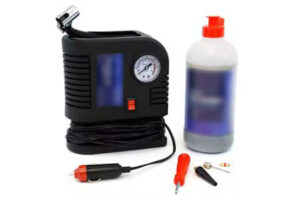 Emergency tyre puncture repair kit