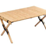 Wooden Roll-Up Camping Table OEM Manufacturing and Sourcing